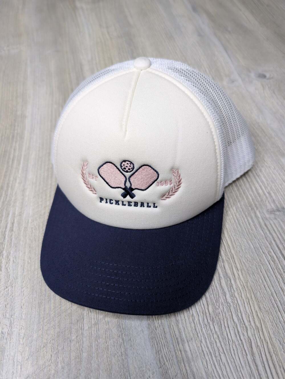 Generic Men's Pickleball Paddles White Foam Trucker Hat